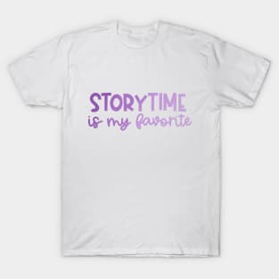 Storytime Is My Favorite (Purple Ombre) T-Shirt